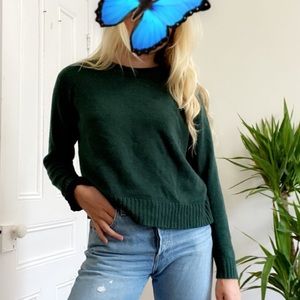 Forest green & other stories knit sweater